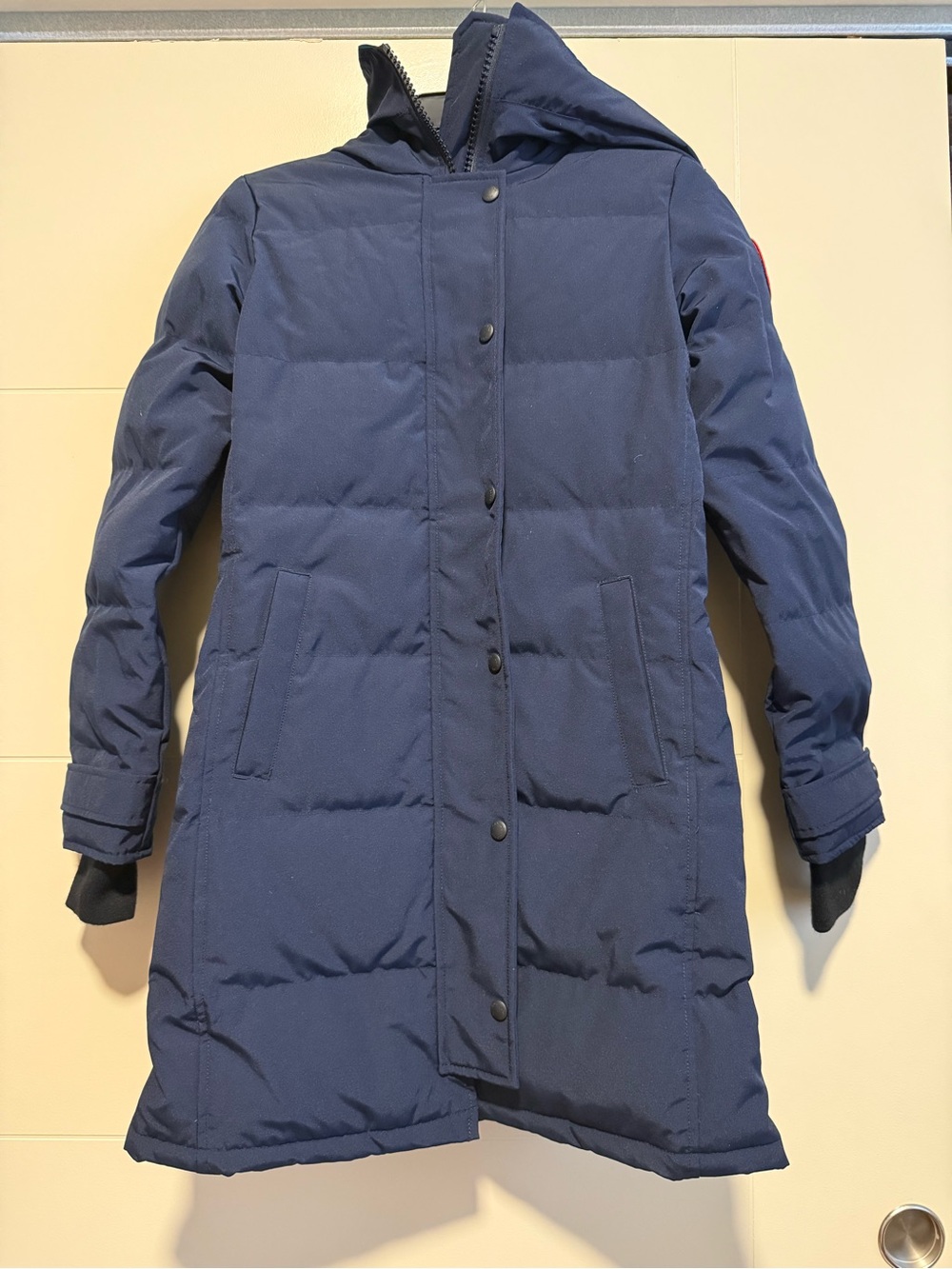 NWT Canada Goose Shelburne Parka Women's Atlantic Navy Blue Hooded Down Size XS